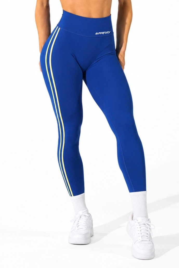 OMEGA legging blue/green/yellow