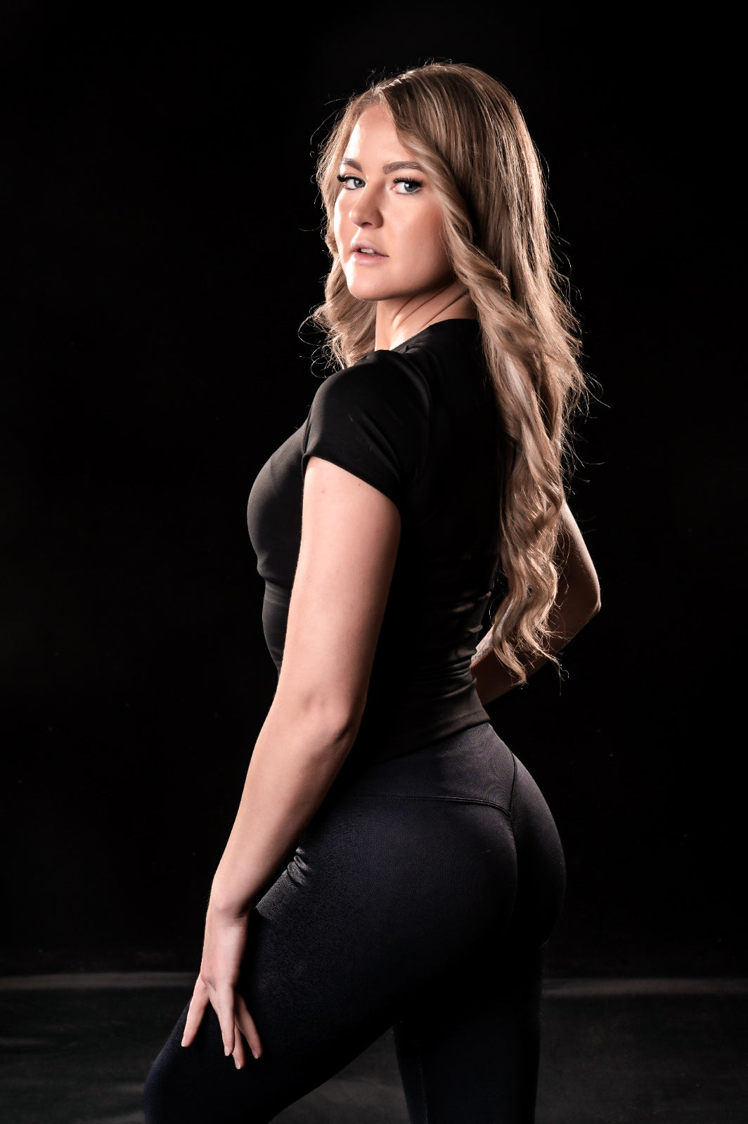 FLEX 2.0 black compression tee