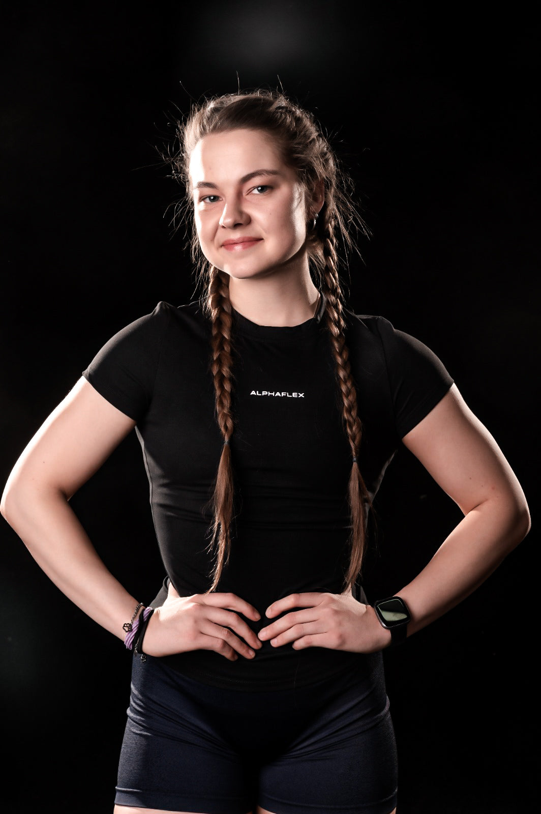 FLEX 2.0 black compression tee