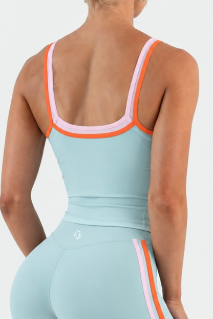 OMEGA tank teal/pink/orange