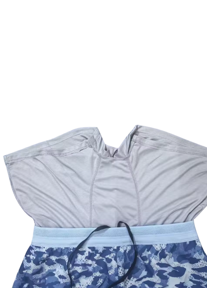 mens HYBRID short (blue)
