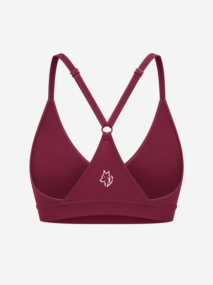 UNTAMED burgundy top