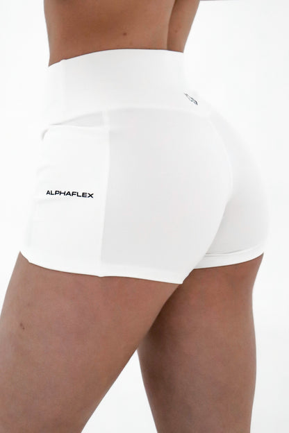 HYBRID short white