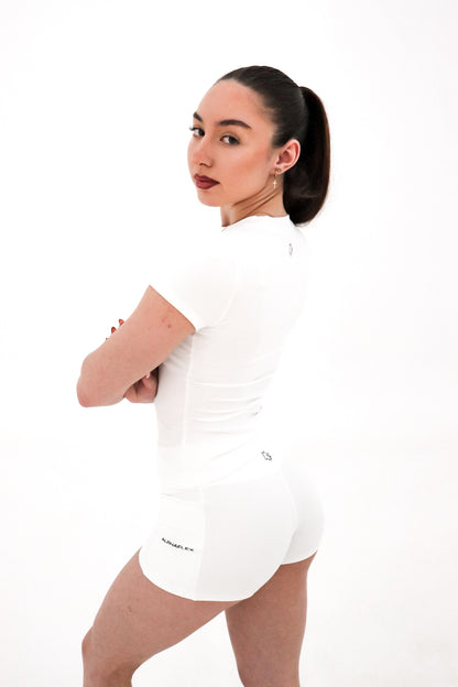 HYBRID tee white