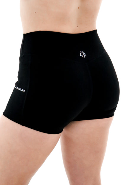 HYBRID short black