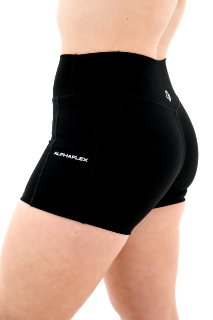 HYBRID short black